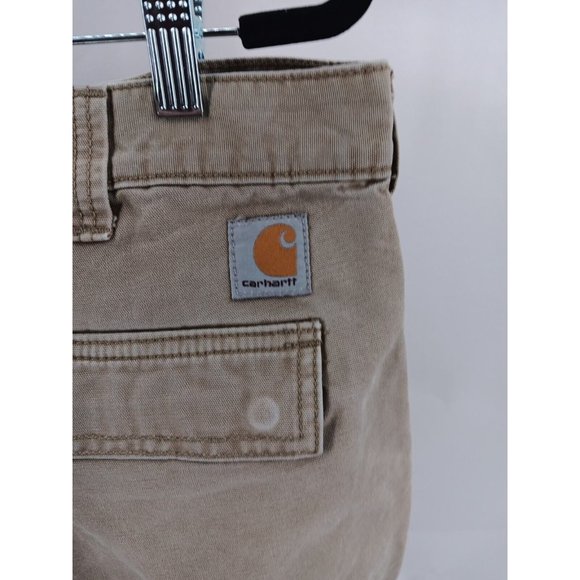 Carhartt  Mens Cargo Pants 38 X32 Brown Straight Leg Regular Fit - Picture 3 of 6